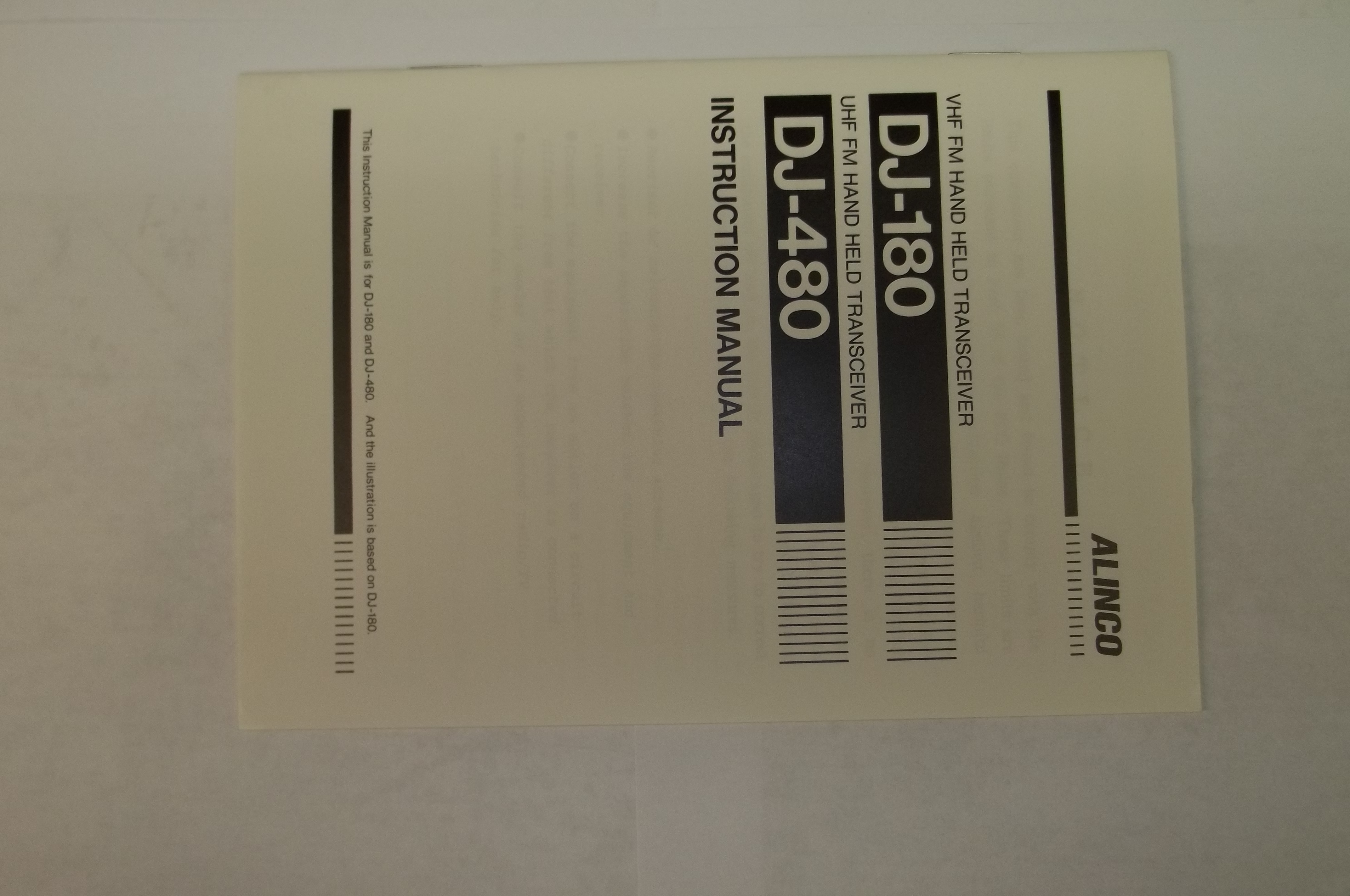 ALINCO DJ180TOM
