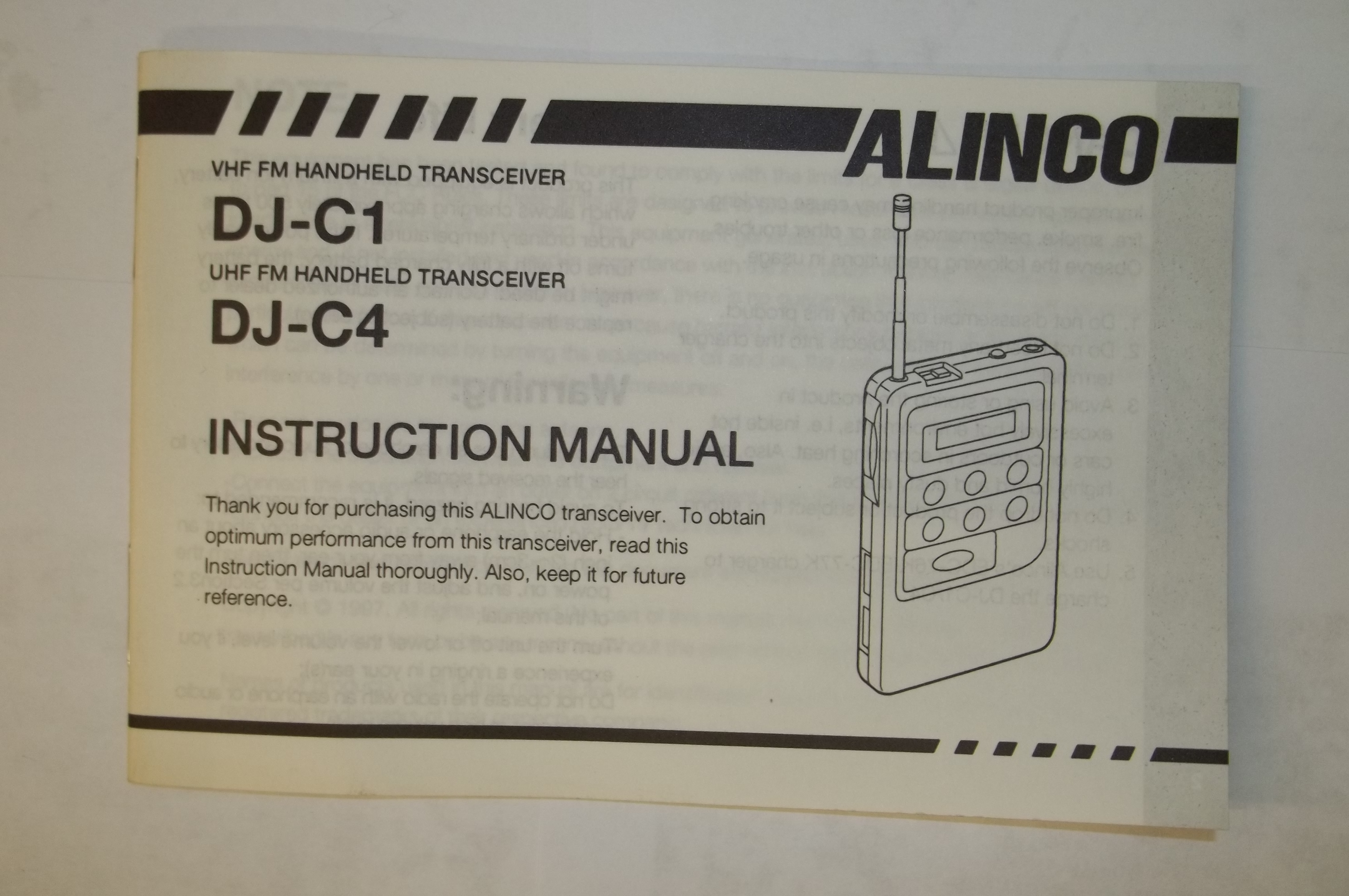 ALINCO DJC1TOM