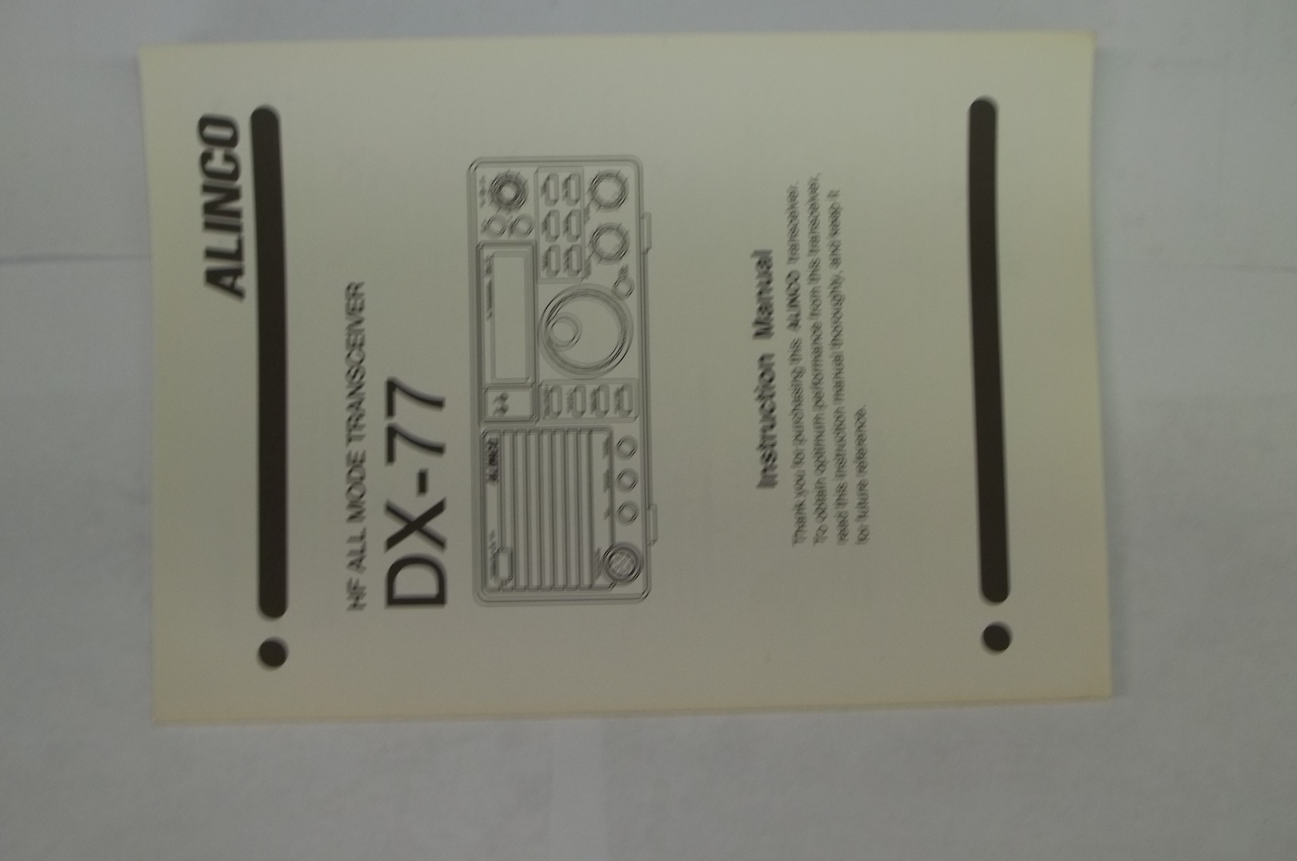 ALINCO DX77TOM